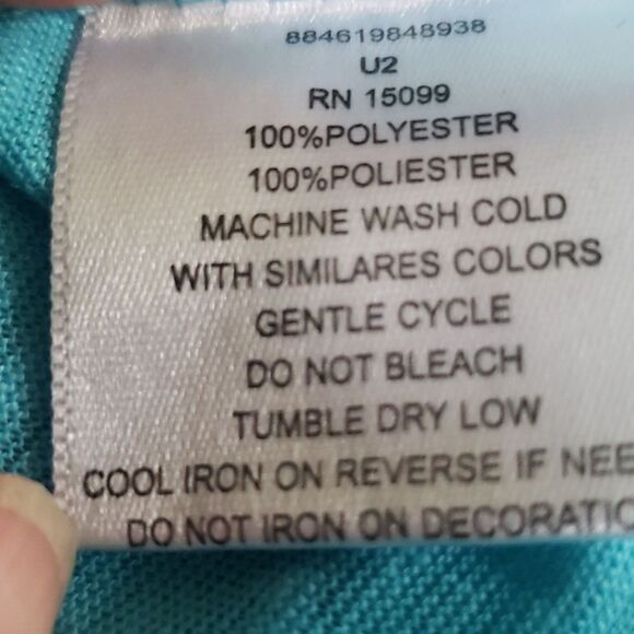 Y2K BONGO Top Juniors XL Sizzler Sol Flyaway Sequin Racerback Tank Deadstock NWT - Picture 7 of 8